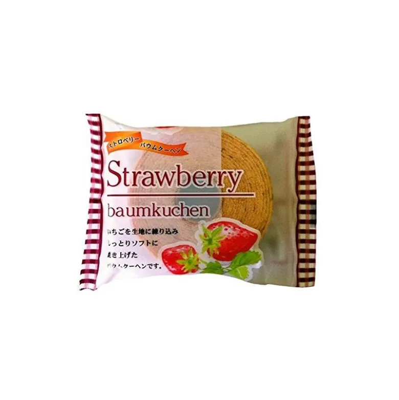 Atom Strawberry Baumkuchen 80g