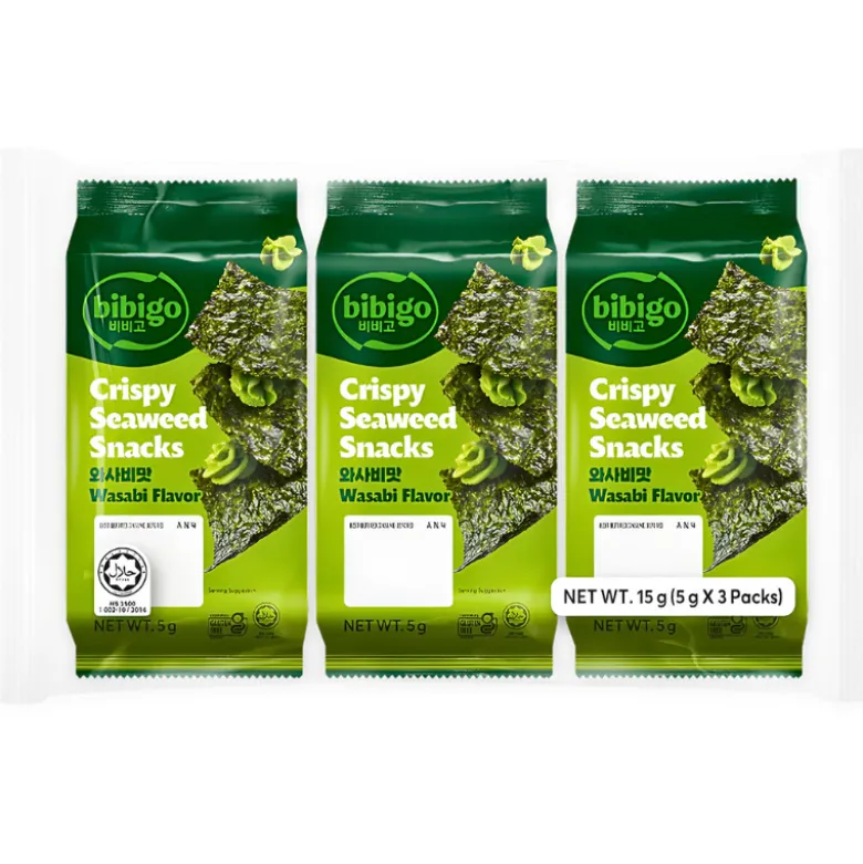 Bibigo Wasabi Nori Tang Snack (3x5g)