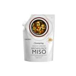 Clearspring Brown Rice Miso - Hele Bønner og Brun Ris Miso Økologisk 300g