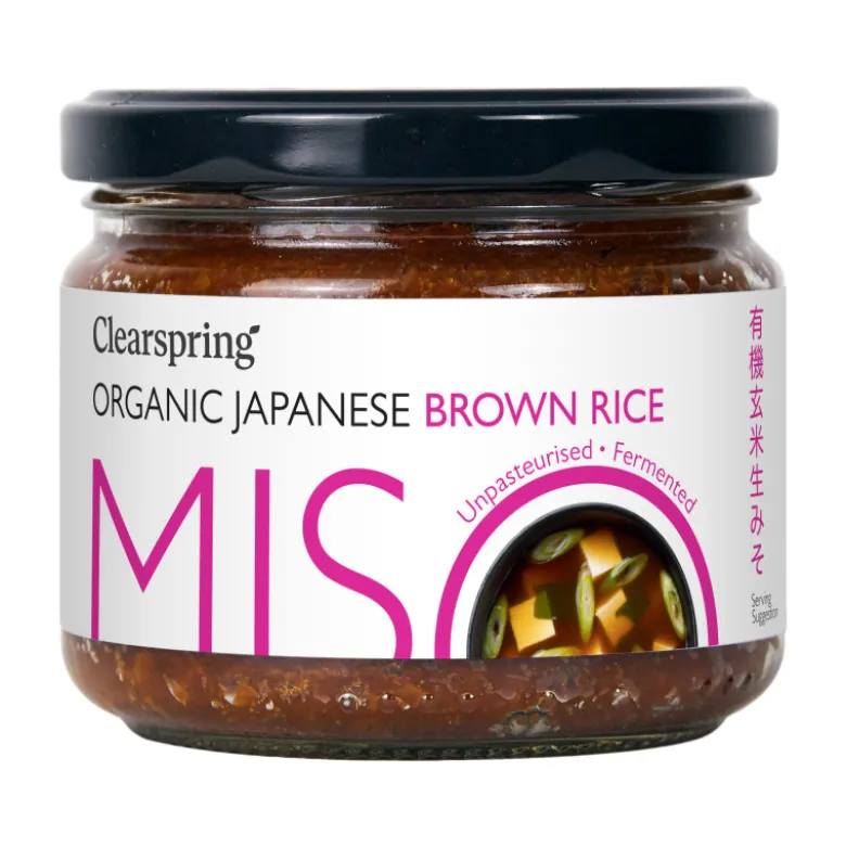 Clearspring Brown Rice Miso - Økologisk Upasteuriseret Brun Ris Miso 300g