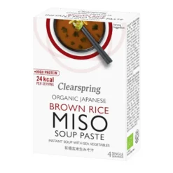 Clearspring Instant Brown Rice Miso Suppe Økologisk