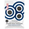 Clearspring Sort Sesam Rice Crackers 40g Økologisk