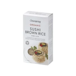 Clearspring Sushi Ris Brune 500g Økologisk