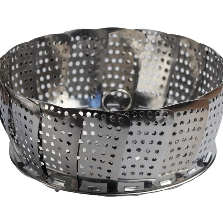 Dampkurv Rustfrit Stål Foldbar 25cm
