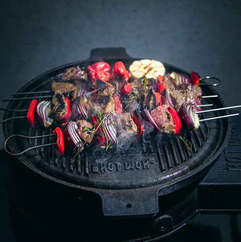 HOT WOK Grillpande Støbejern 32,5cm