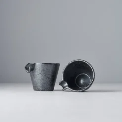 Japansk Keramik Kande til Soja & Sake 120ml Artisan Sort