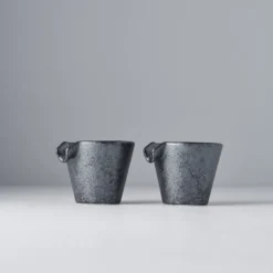 Japansk Keramik Kande til Soja & Sake 120ml Artisan Sort