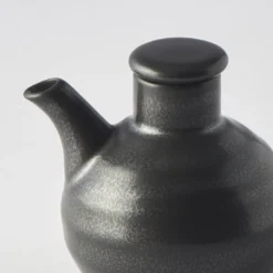 Japansk Keramik Kande til Soja 120ml Mat Sort