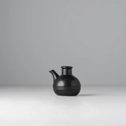 Japansk Keramik Kande til Soja 120ml Mat Sort