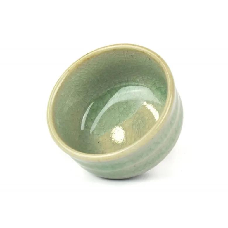 Japansk Keramik Sake Kop 35ml Celadon Ochoko