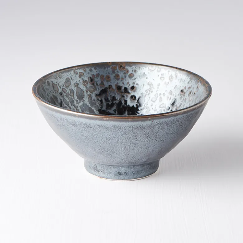 Japansk Keramik Skål 16cm Black Pearl