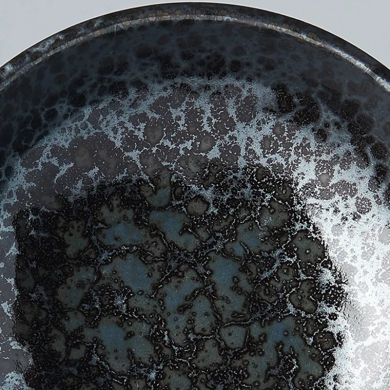 Japansk Keramik Skål 13cm Black Pearl