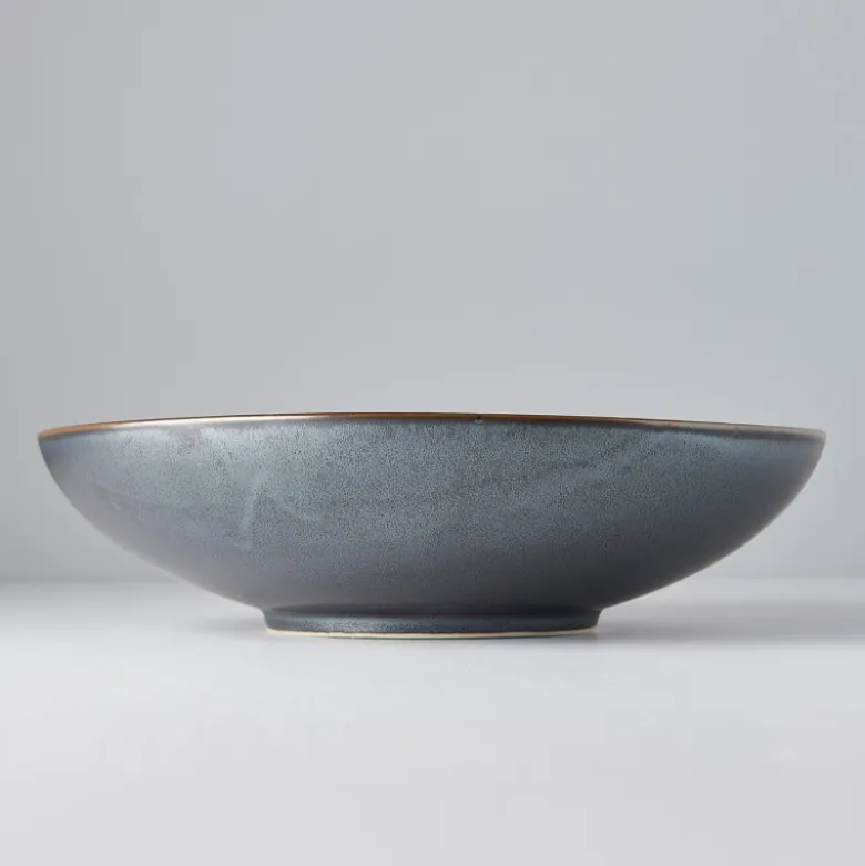 Japansk Keramik Skål 28,5cm Black Pearl