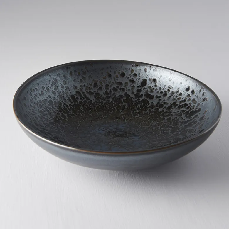 Japansk Keramik Skål 28,5cm Black Pearl