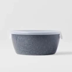 Japansk Keramik Skål Med Låg 13cm Yonaka