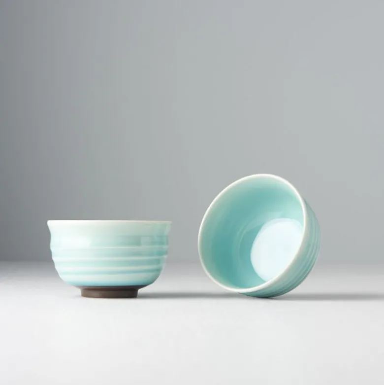 Japansk Keramik Te Kop 140ml Celadon Mint