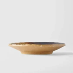 Japansk Keramik Tsukemono Tallerken 13,5cm Wabi Sabi