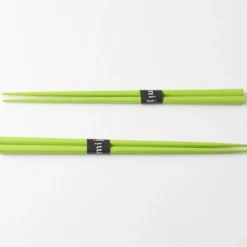 Japansk Spisepinde Sæt 23cm Limegrøn Lak