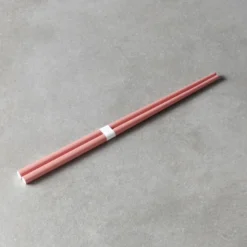 Japansk Spisepinde Sæt 23cm Lyserød og Hvid Lak