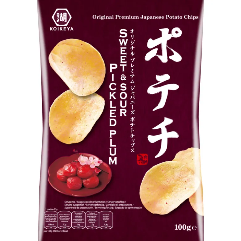 Koikeya Potato Sweet & Sour Umeboshi Chips