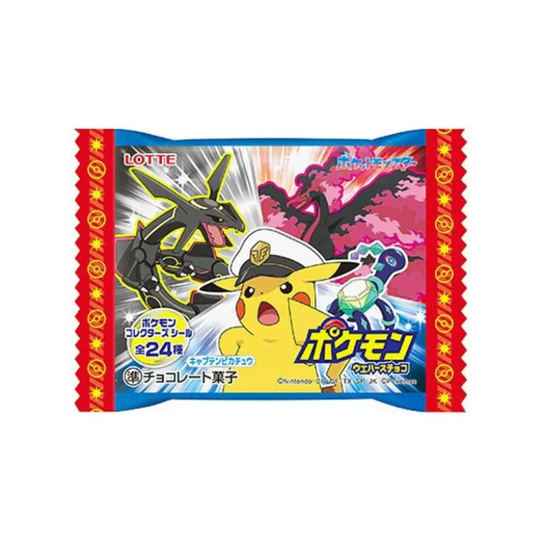 Lotte Pokémon Chokolade Vaffel m/Klistermærke