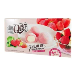 Mochi Cacao Jordbær 8 stk