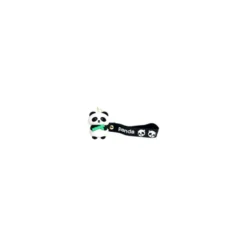 Panda Nøglering Banner Grøn/Sort 5cm