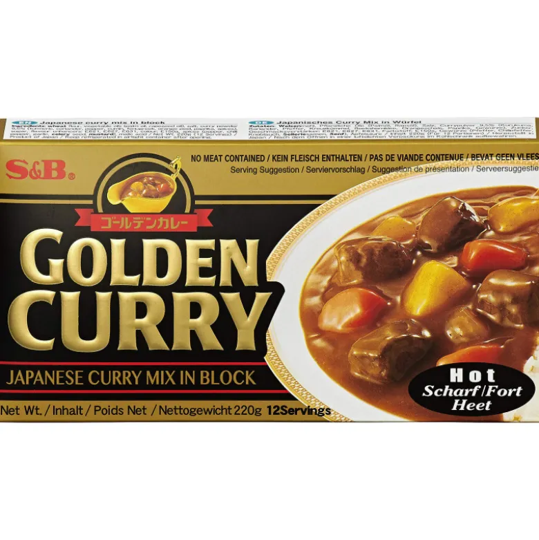 S&B Golden Curry Hot 220g