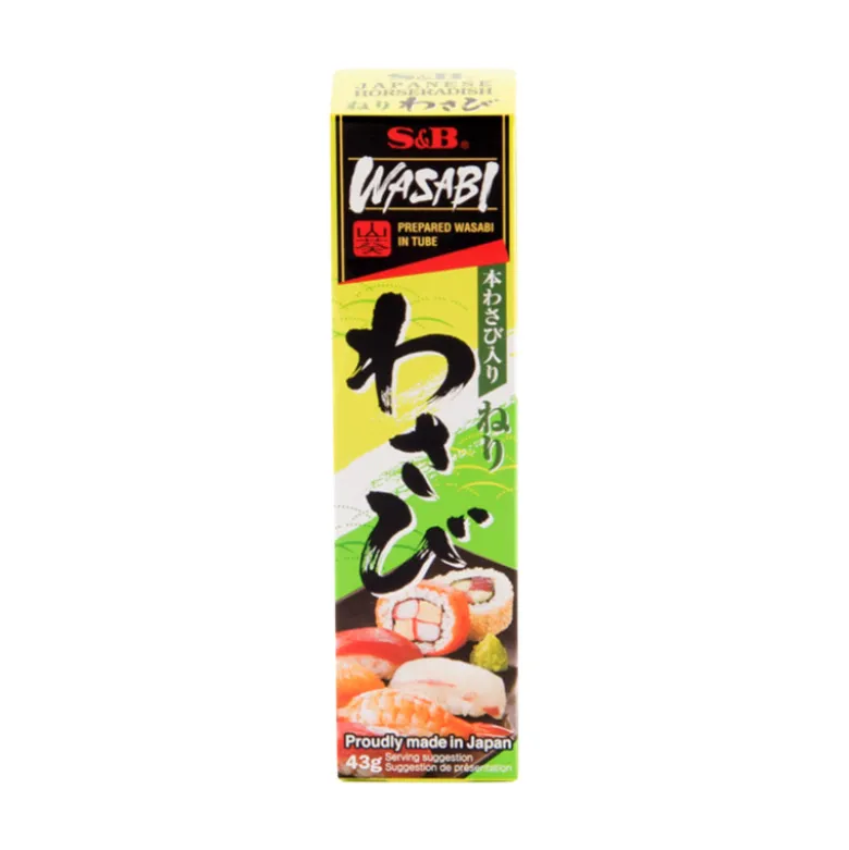 S&B Wasabi Pasta Tube 43g