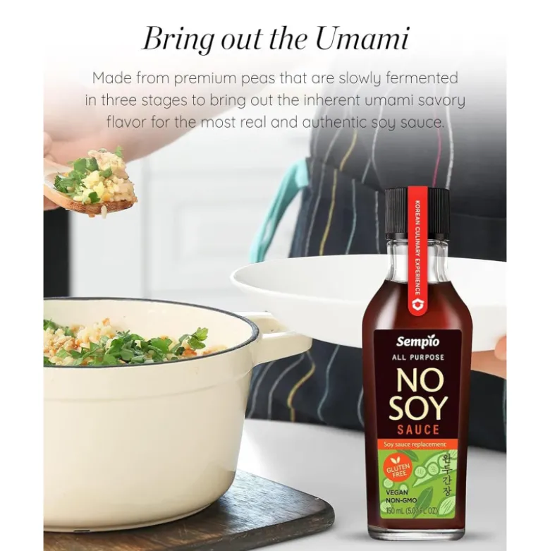 Sempio NO SOY Sauce 150ml - Glutenfri og Sojafri Sauce
