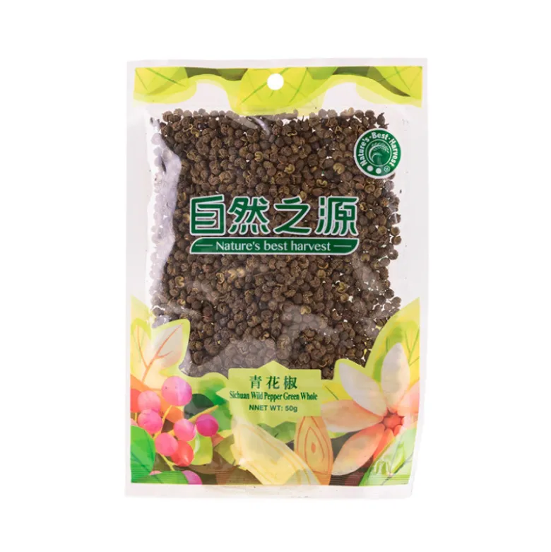 Sichuan Vild Grøn Peber Hele Korn 50g