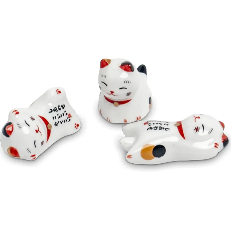 Spisepindeholder Lykkekat 5cm 1 stk. - Flere Designs
