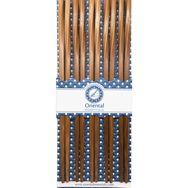 Spisepinde Twist 24cm - 5 sæt