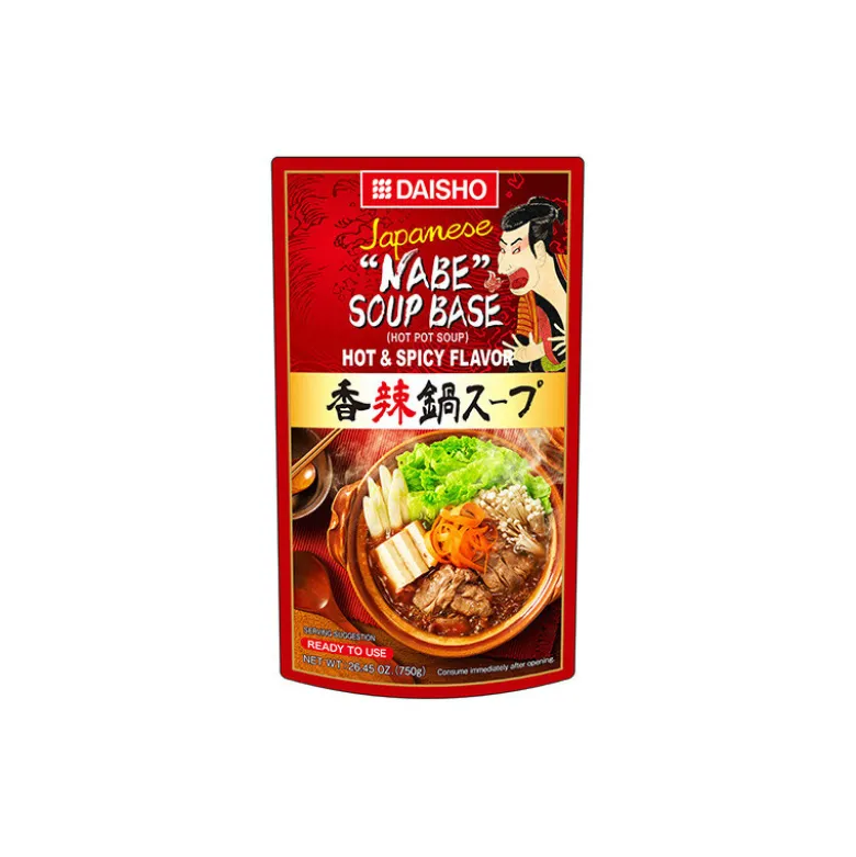 STOP MADSPILD (BEDST FØR 13/11/25) - Daisho Hot Pot Suppebase Nabe Xiang La Hot & Spicy 750g