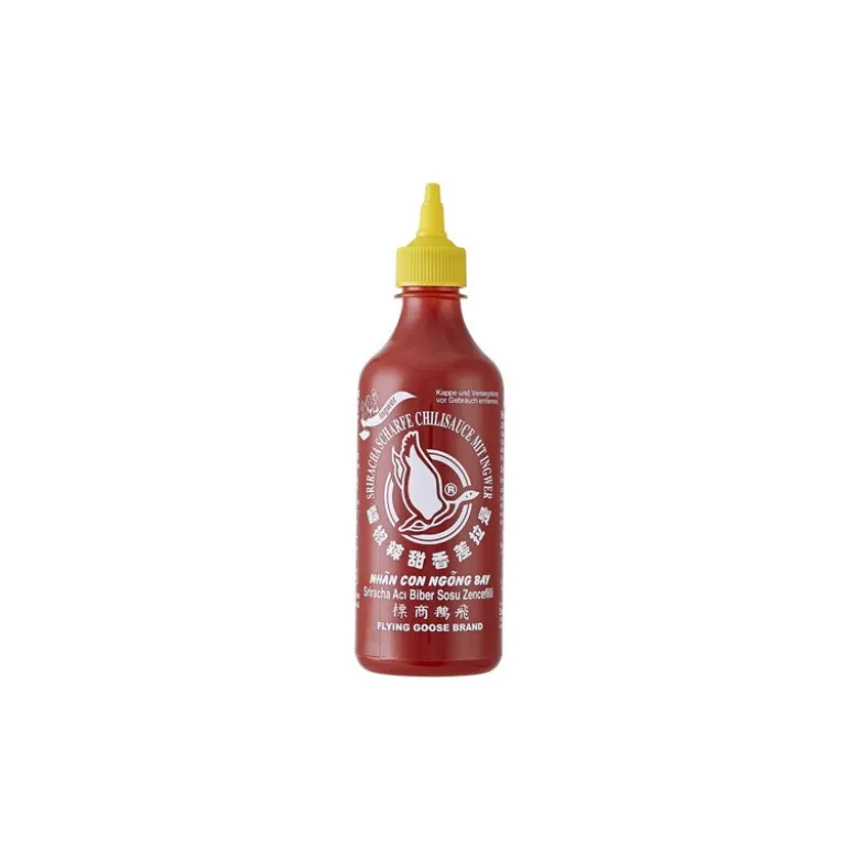 STOP MADSPILD (BEDST FØR 28/05/26) - Flying Goose Sriracha Ginger 455ml