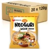 STOP MADSPILD (BEDST FØR 25/03/26) - KASSETILBUD (20 stk.) - Nongshim Neoguri Mild Seafood Ramyun Instant Nudler
