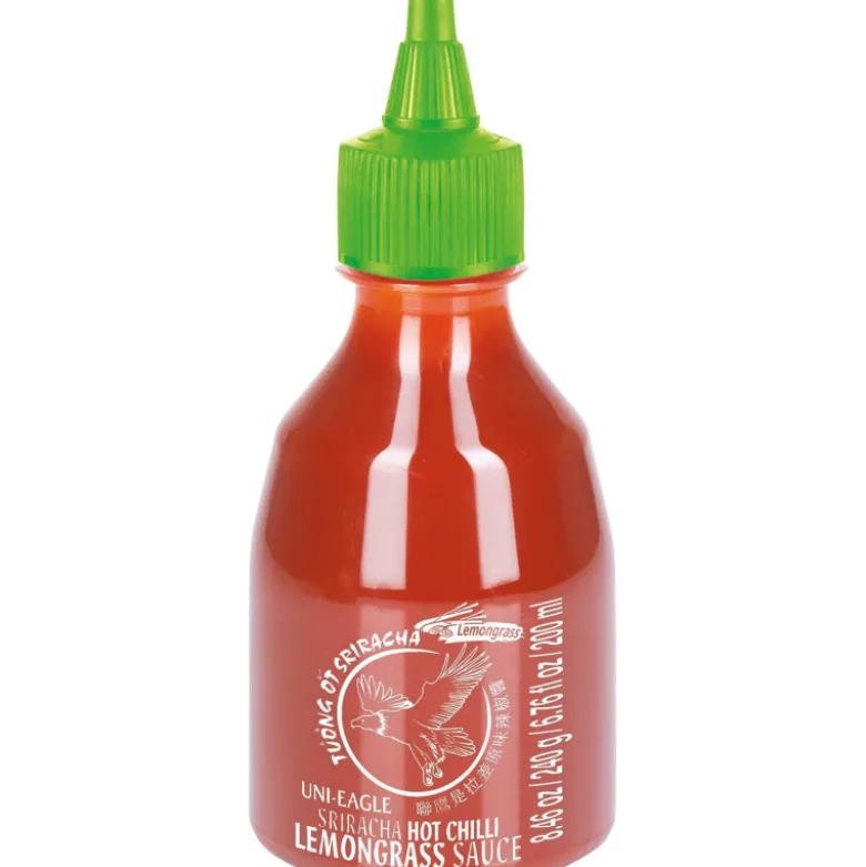 STOP MADSPILD (BEDST FØR 18/03/26) - Uni-Eagle Sriracha Lemongrass Chili Sauce 240g