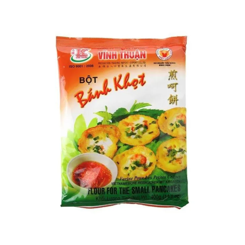 STOP MADSPILD (BEDST FØR 20/07/26) - Vinh Thuan Bot Banh Khot Pandekagemel 400g