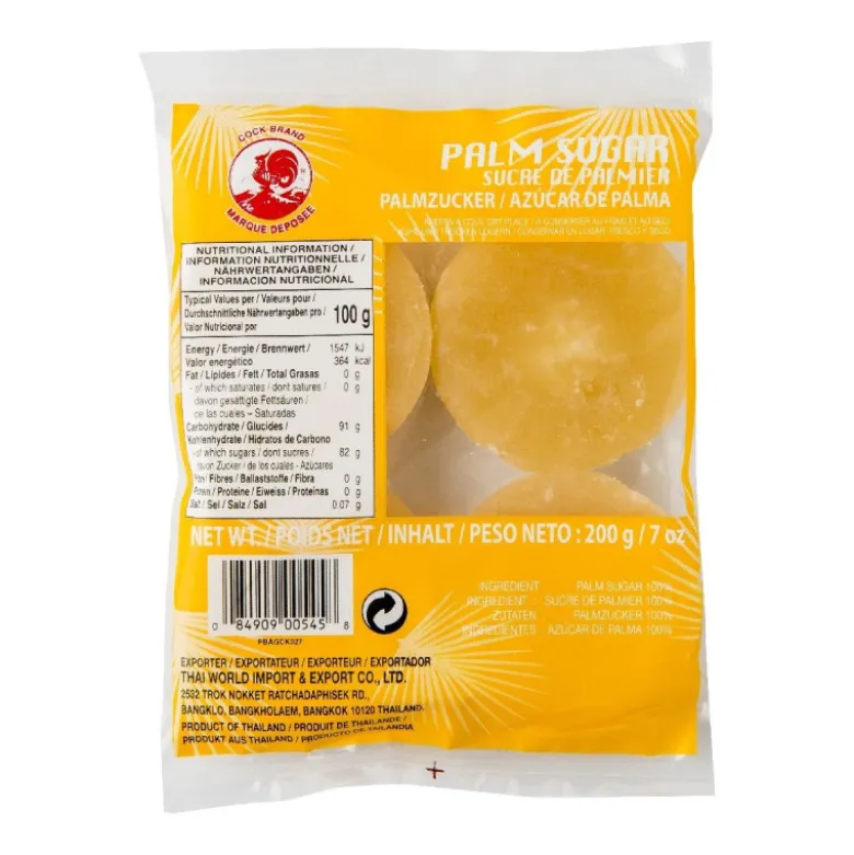 Thai Palm Sugar Seasoning - Palmesukker 200g