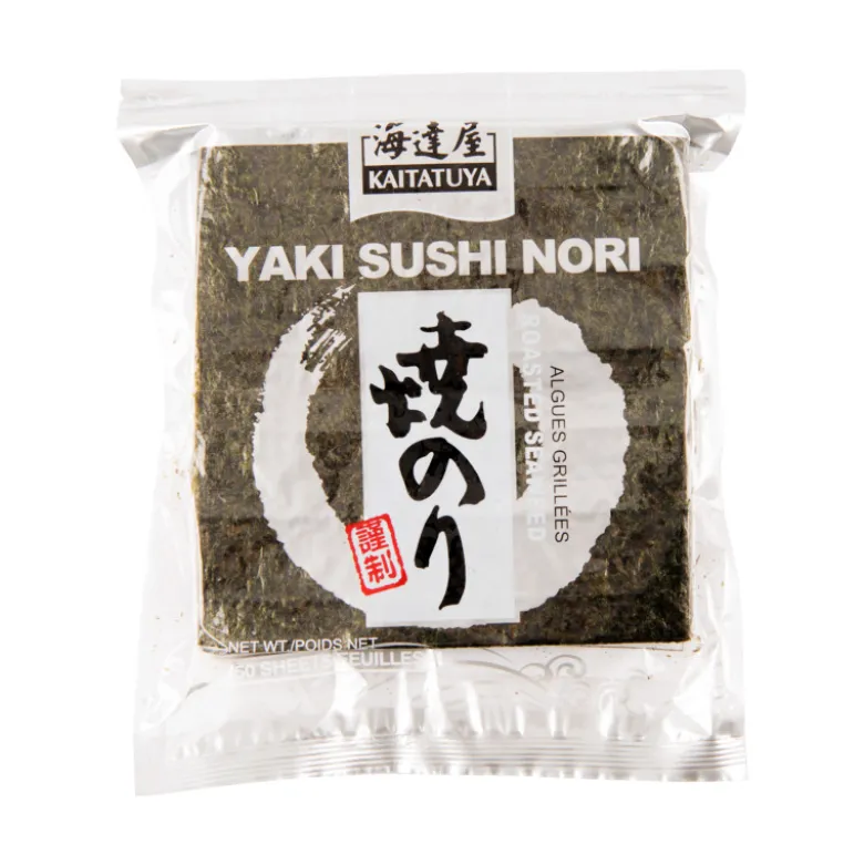 Yakinori Silver Sushi Nori Halve Plader 2x50stk